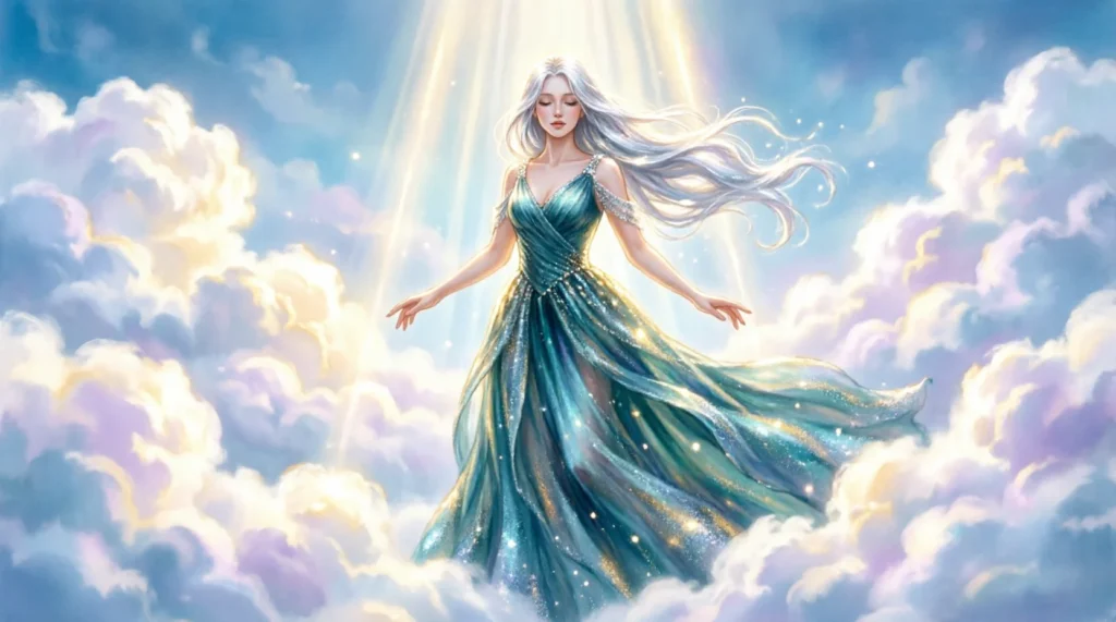 Psychological Meaning of a Woman in Blue Dress Dream
