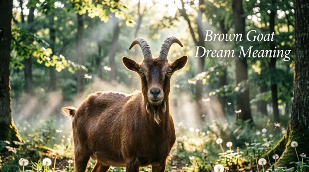 What Does Brown Goat Dream Meaning Mean