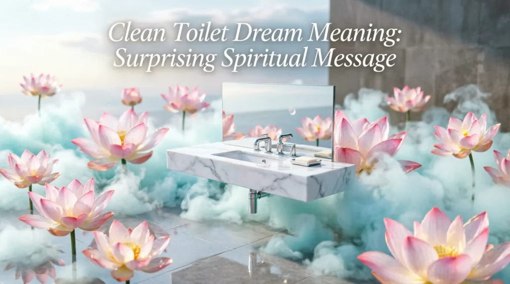 What Does Seeing Clean Toilet in Dream Meaning Mean