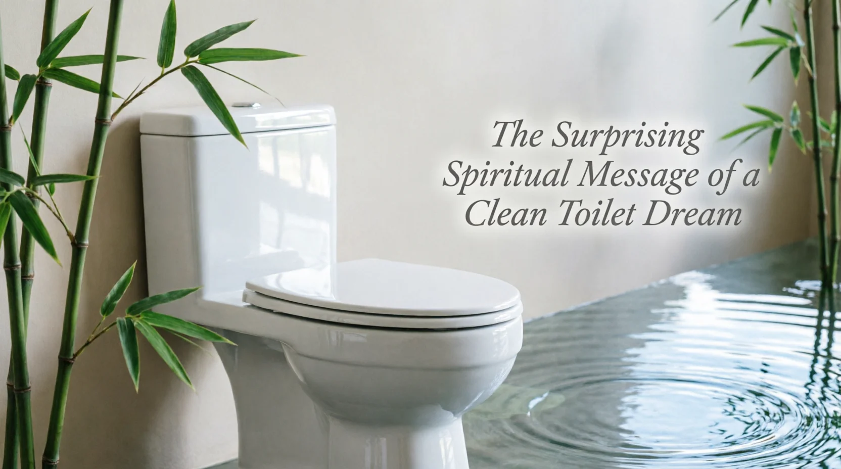 Seeing a Clean Toilet in Dream Meaning: The Surprising Spiritual Message 2026